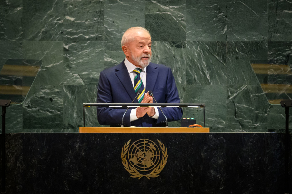 President Luiz Inácio Lula da Silva of Brazil addresses the general debate of the General Assembly’s 80th session.